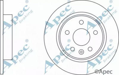 APEC BRAKING dsk3192 -  Тормозной диск